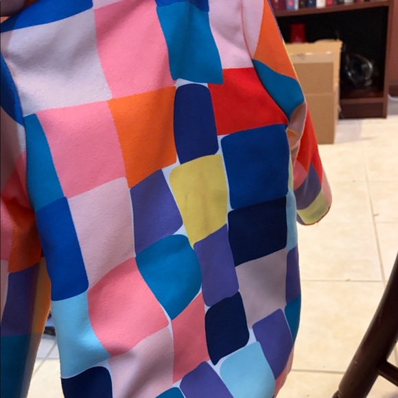 Vibrant Patchwork Kids Blazer - Picture 6 of 7